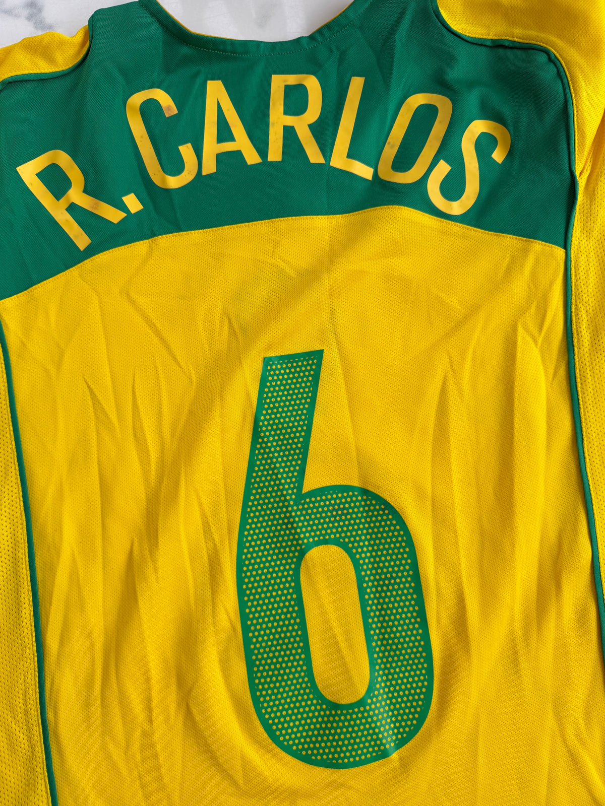 Mfs Brésil Roberto Carlos #6 Nike 04/06 taille M