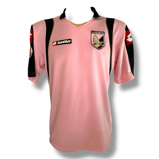 Mfs Us Palermo Fabrizio Miccoli #10 Lotto 08/09 taille L avec dédicace