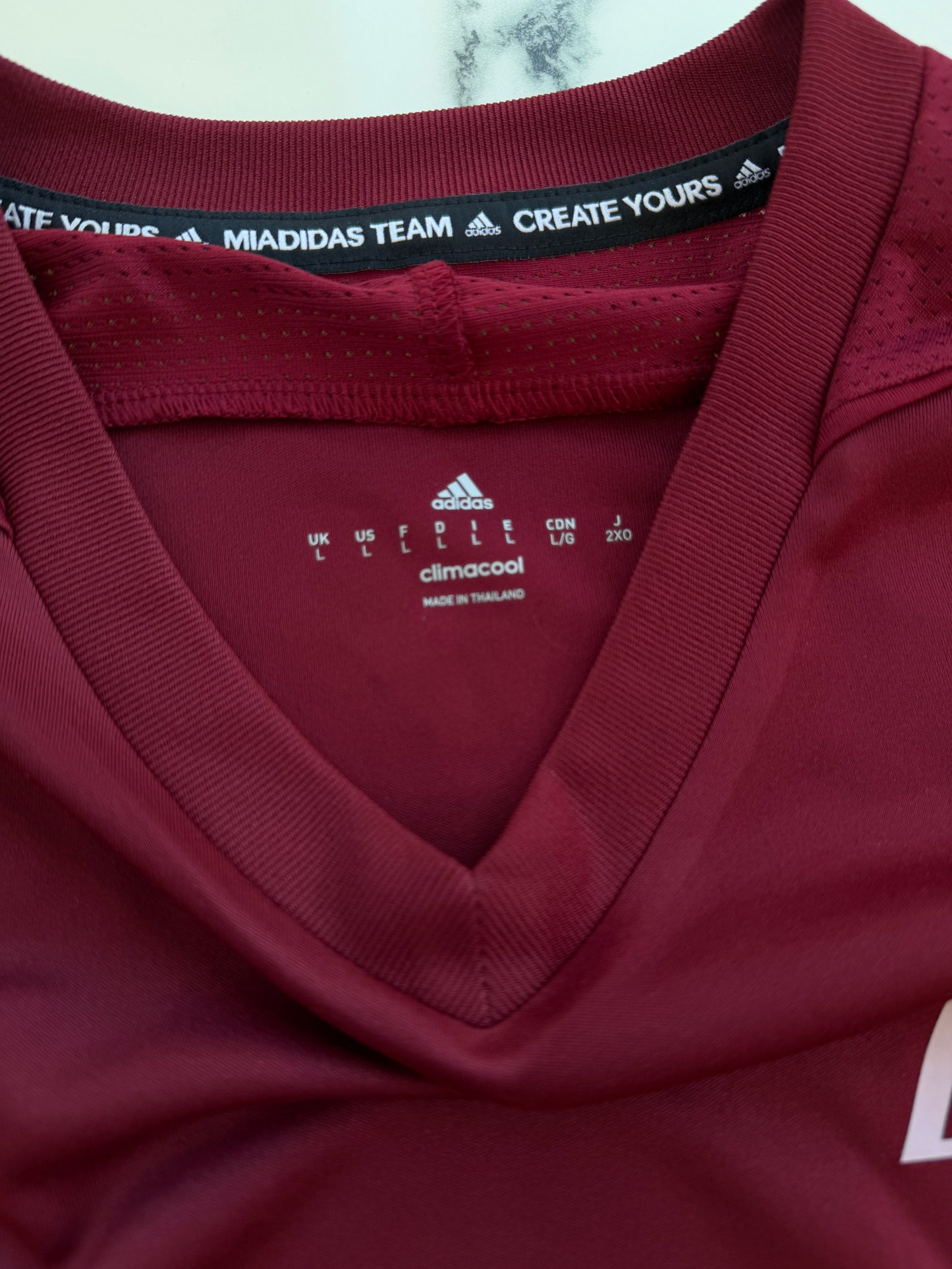 Mfs Lettonie Verpakovskis #9 Legendu Spele Adidas 2021 taille L