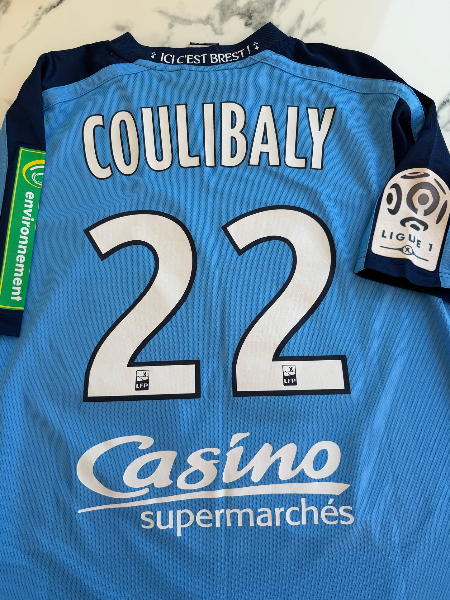 Mfs Stade Brestois 29 Coulibaly #22 Nike 10/11 taille M