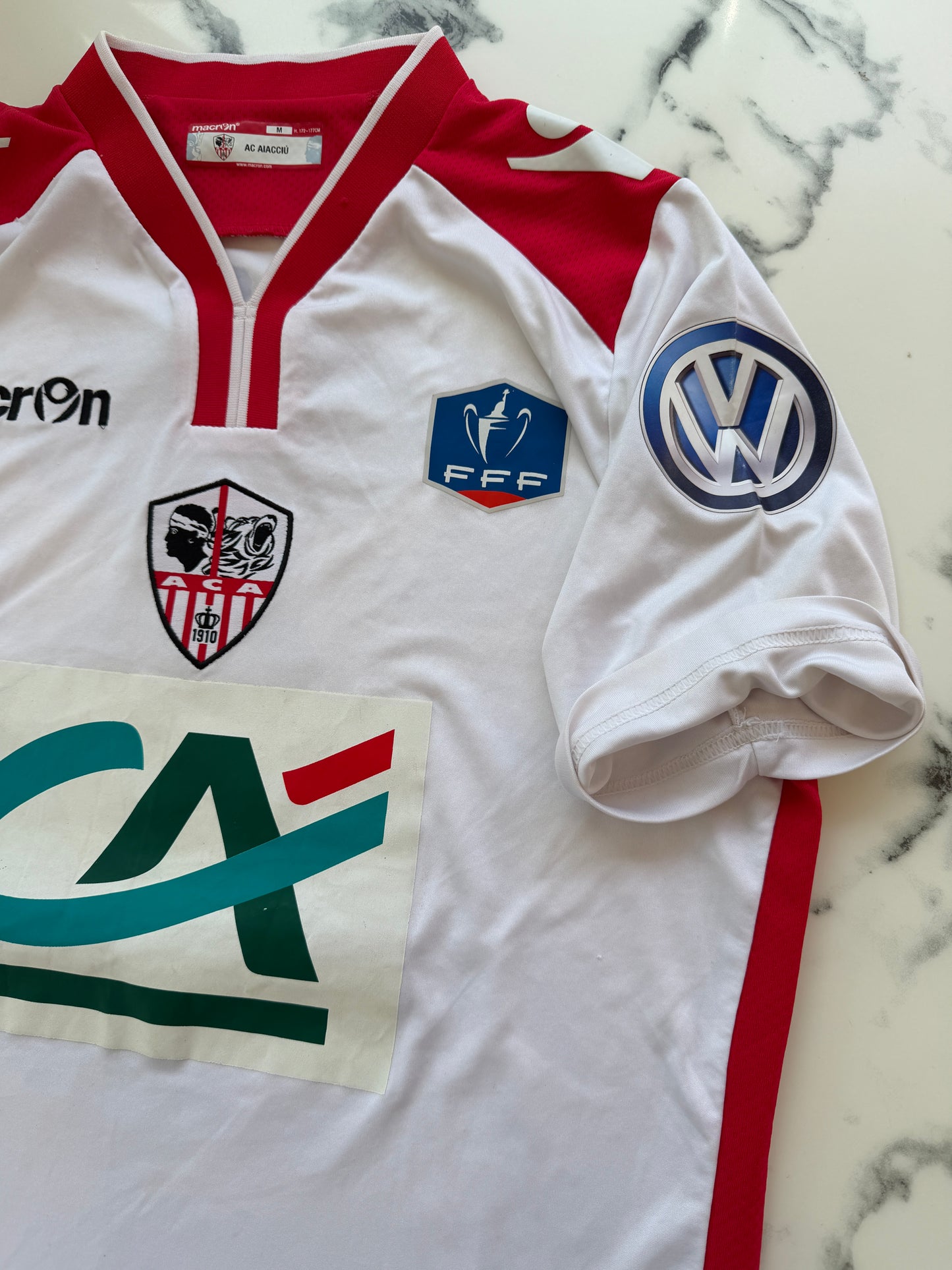 Mfs Ac Ajaccio R.Nouri #8 Coupe de France Macron 15/16 taille M
