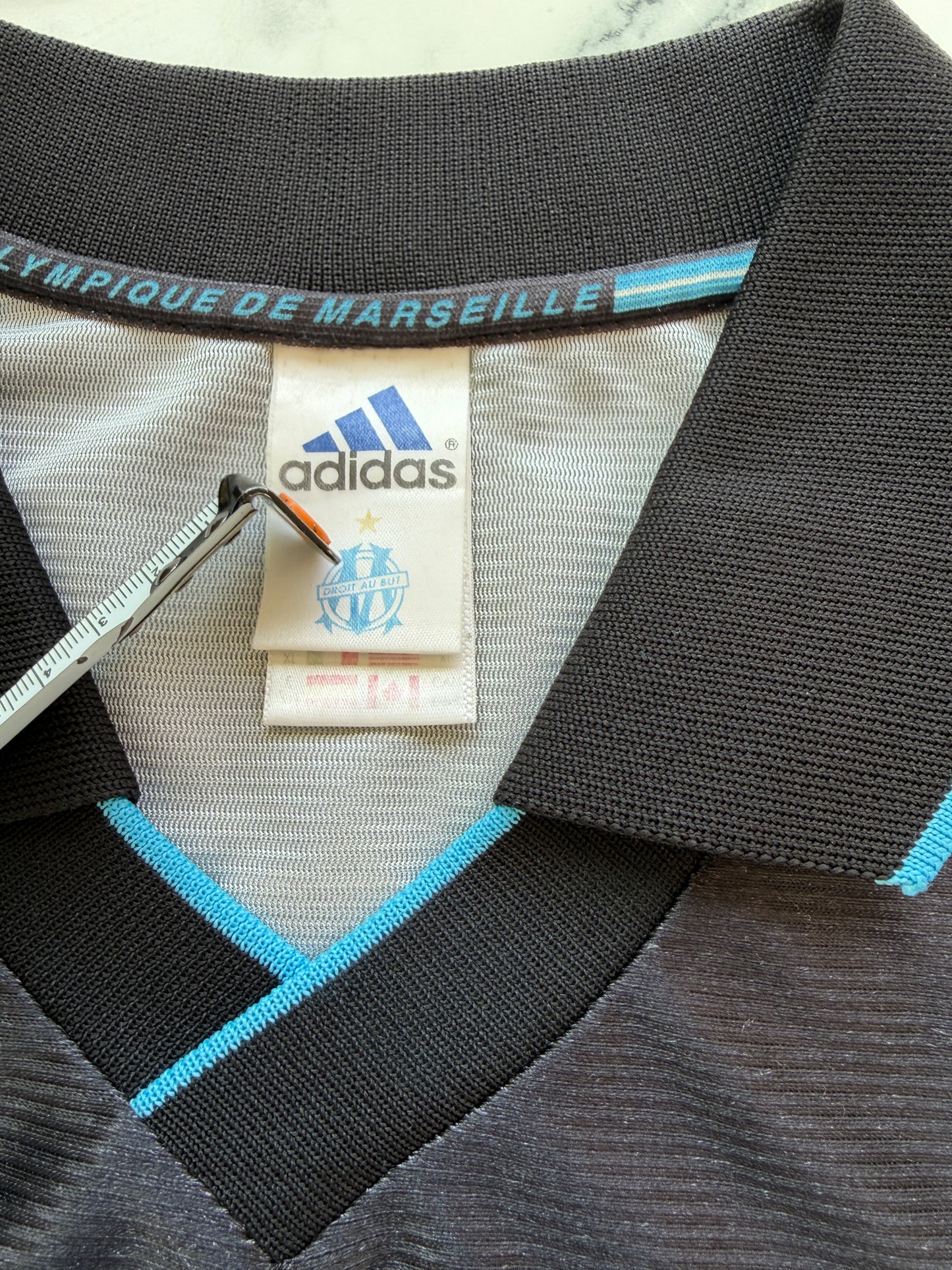 Mfs Olympique de Marseille #7 Robert Pires Adidas 99/00 taille XL