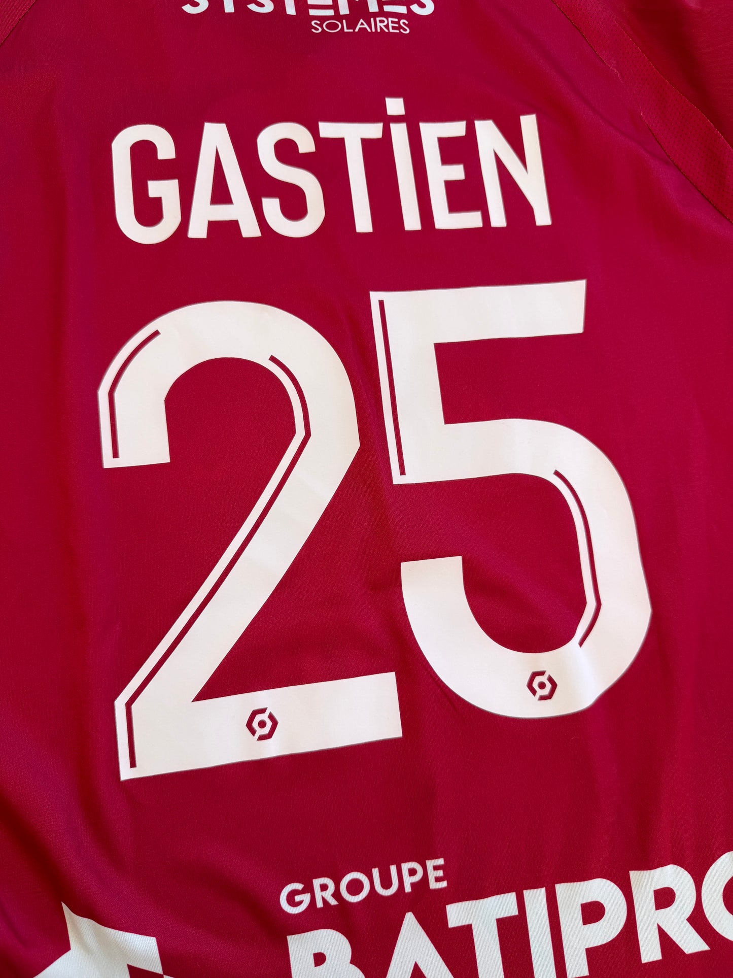 Mfs Clermont Foot 63 Johan Gastien #25 Uhlsport 22/23 taille L