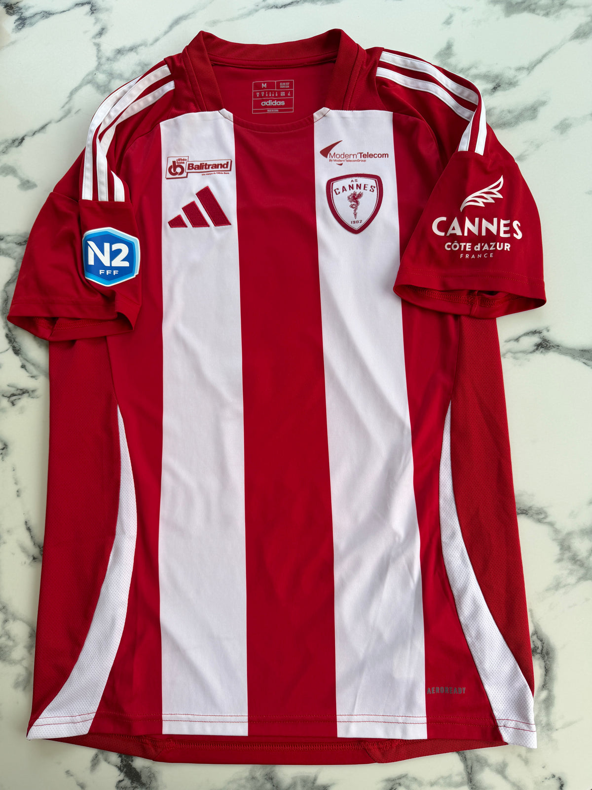 Mfs As Cannes Hugo Chambon #9 Adidas 24/25 taille M