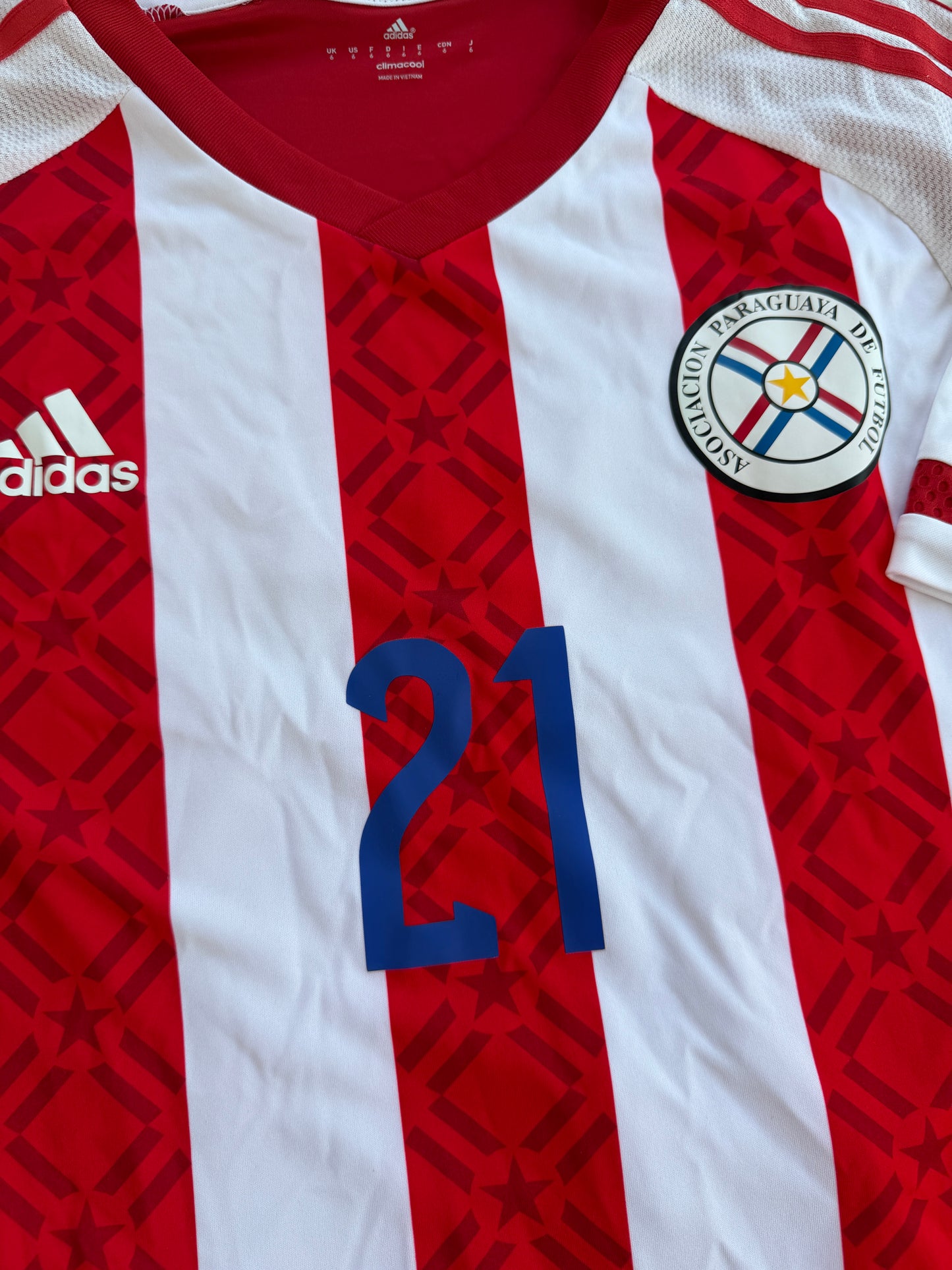 Mfs Paraguay espoirs #21 Adidas 2017 taille M