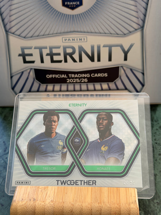 Mfs Panini Eternity Bleus Twogether Trésor Konaté 20/50 25/26