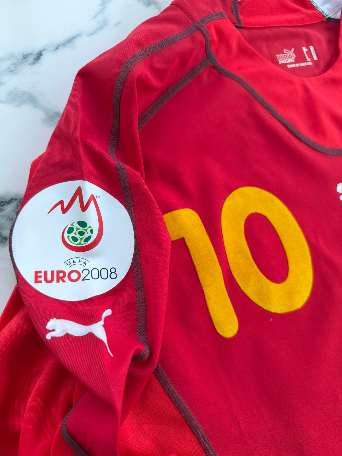 Mfs Macédoine du Nord D.Tasevski #10 Puma 2008 taille XL
