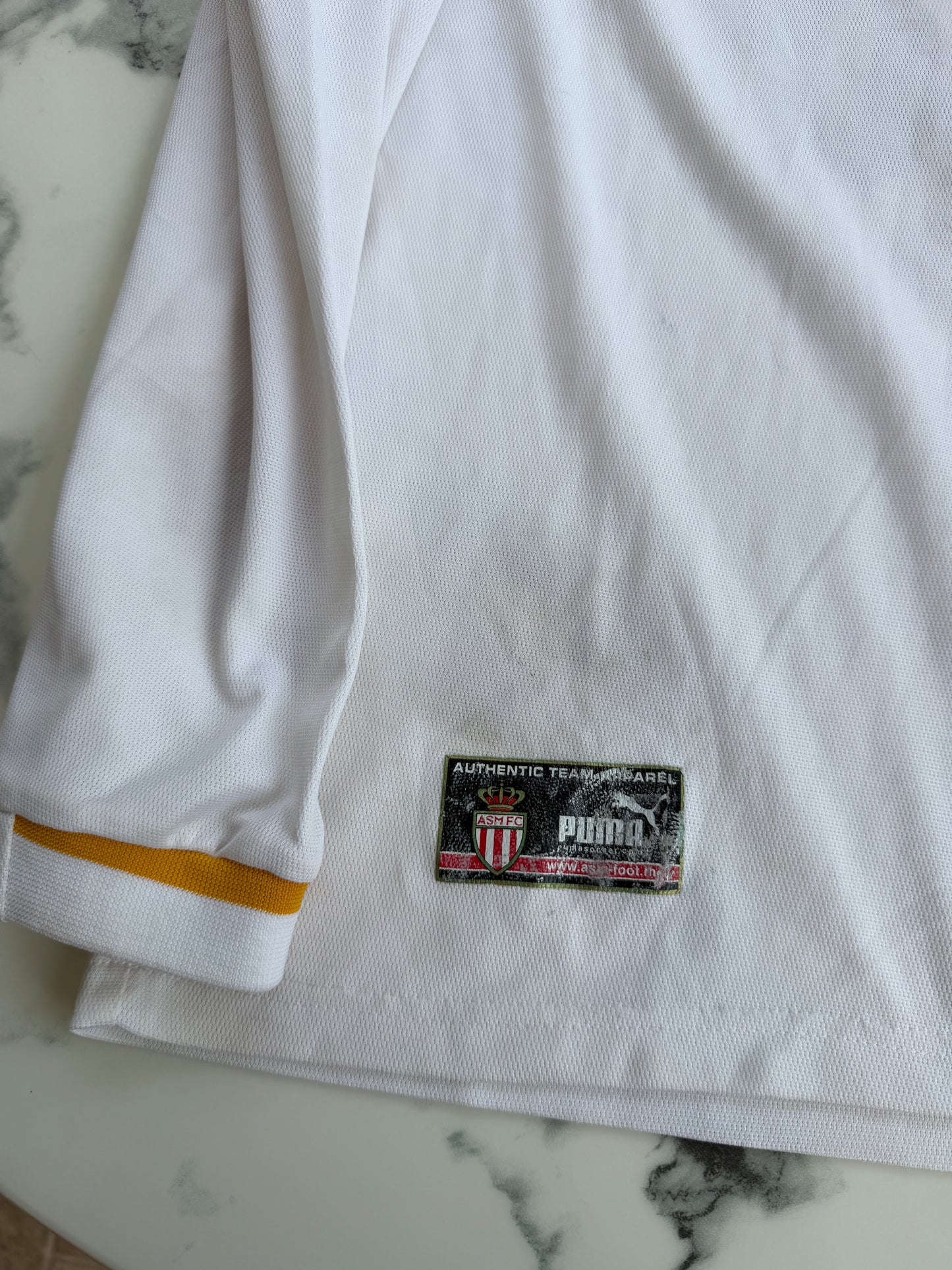 Mfs As Monaco Sébastien Carole #37 Puma 01/02 taille XL