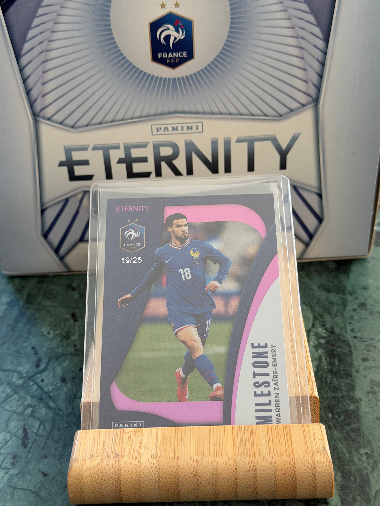 Mfs Panini Eternity Bleus Milestone Warren Zaire Emery /25 25/26