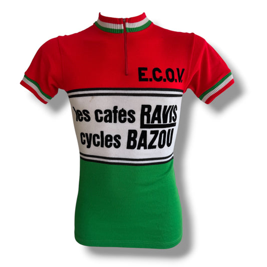 Mfs maillot cycliste ECV Villeurbanne années 60 taille M