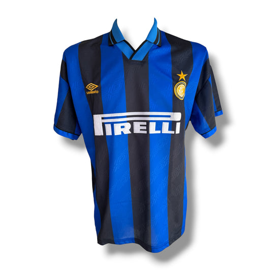 Mfs Inter Milan Javier Zanetti #4 Umbro 95/96 taille L
