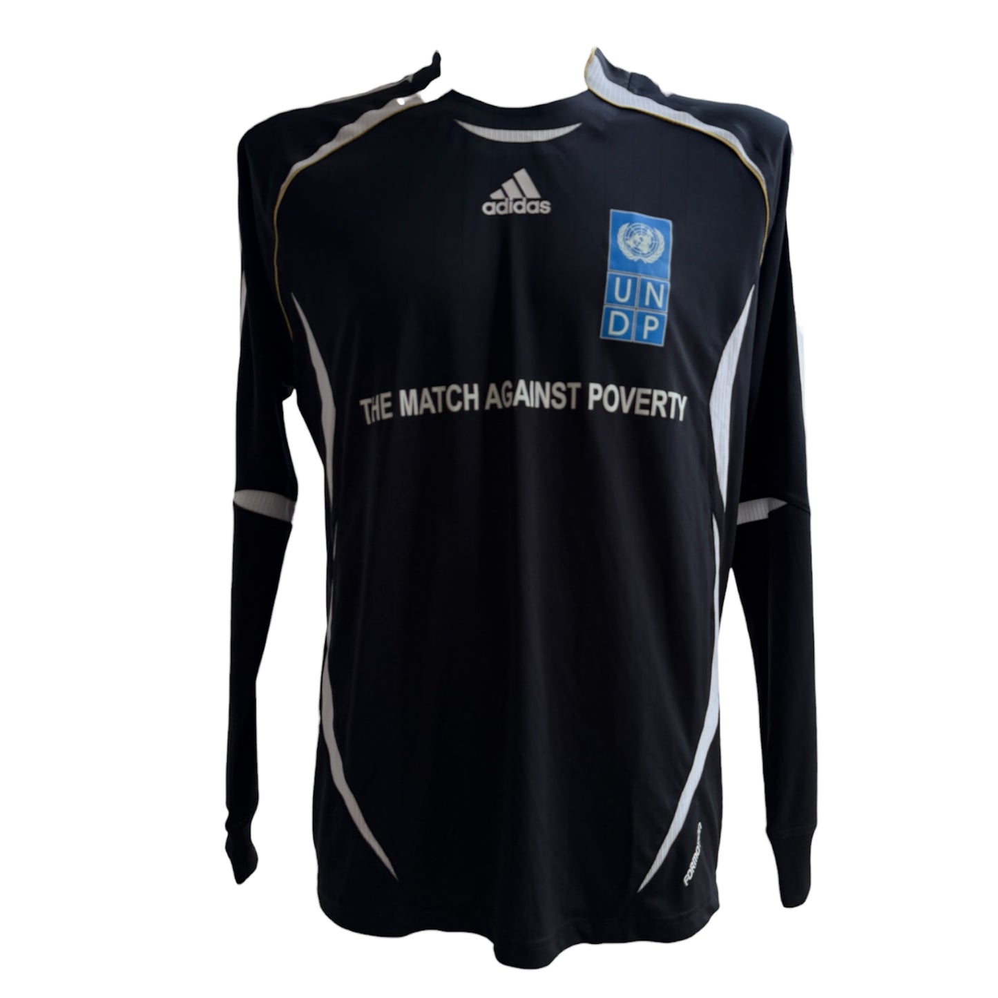 Mfs maillot UNDP The match against poverty Peter Luccin #7 Adidas 2007 taille L