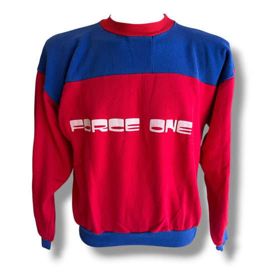 Mfs sweat Football Force One Malakoff Paris île de France années 70 taille M