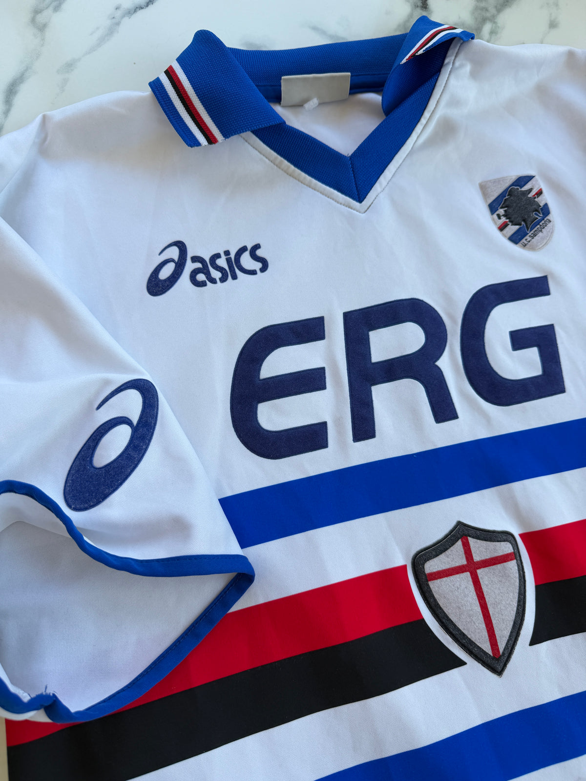 Mfs UC Sampdoria de Gênes Asics 03/04 taille XL