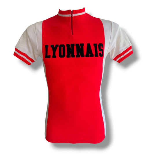 Mfs maillot cycliste Lyonnais années 60 taille M