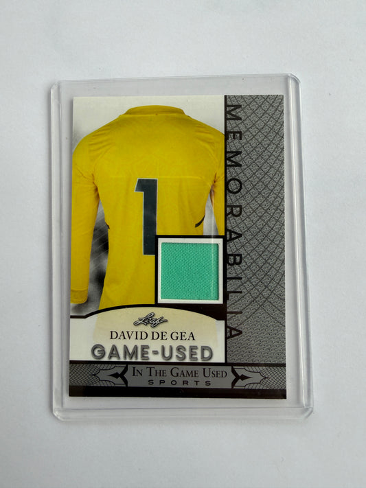 Mfs Leaf cards David De Gea game used memorabilia 2024