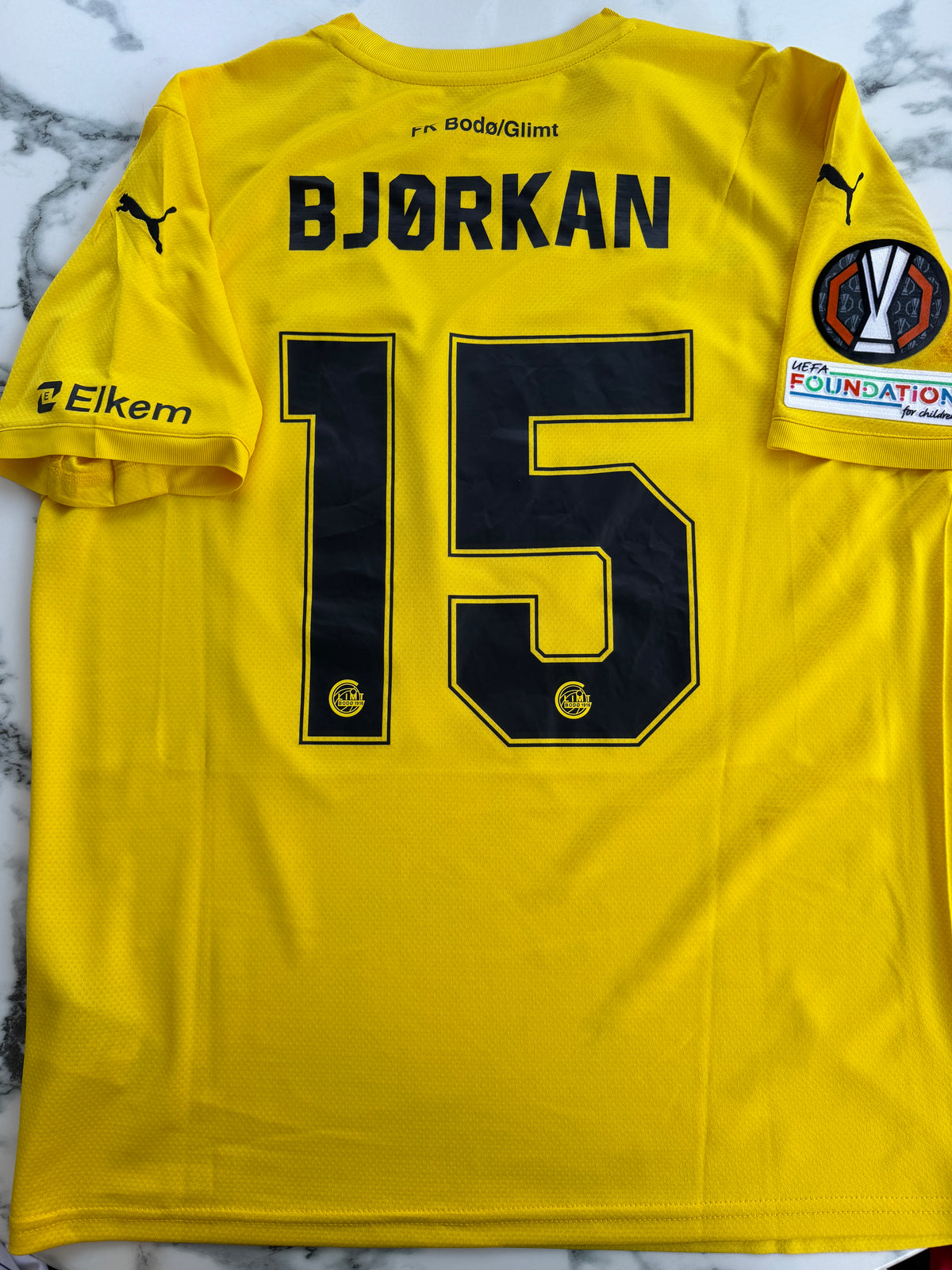 Mfs Bodo Glimt FK F.Bjørkan #15 Puma 2024/25 taille L