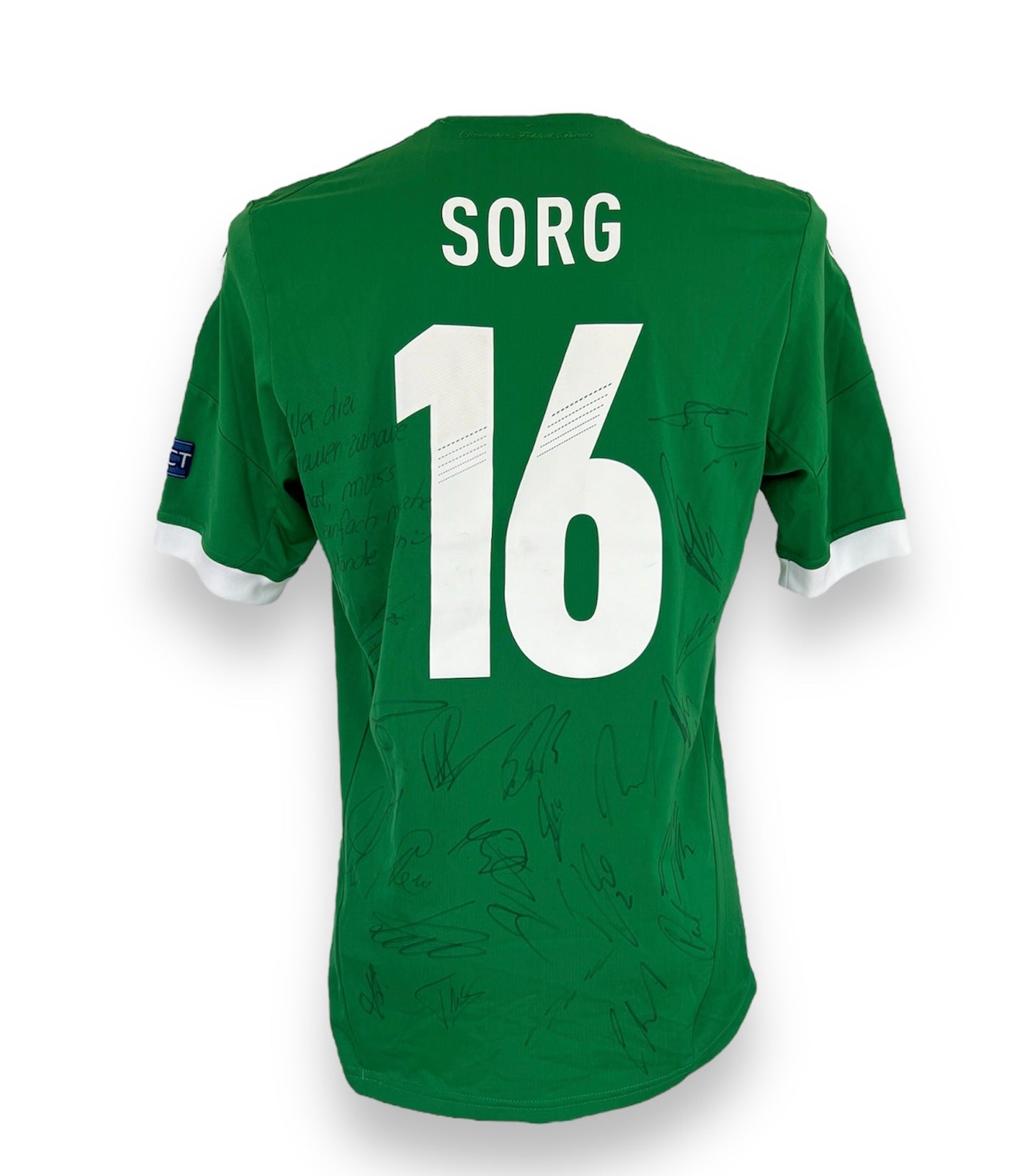 Mfs Allemagne U21 Oliver Sorg #16 Adidas 2013 taille L