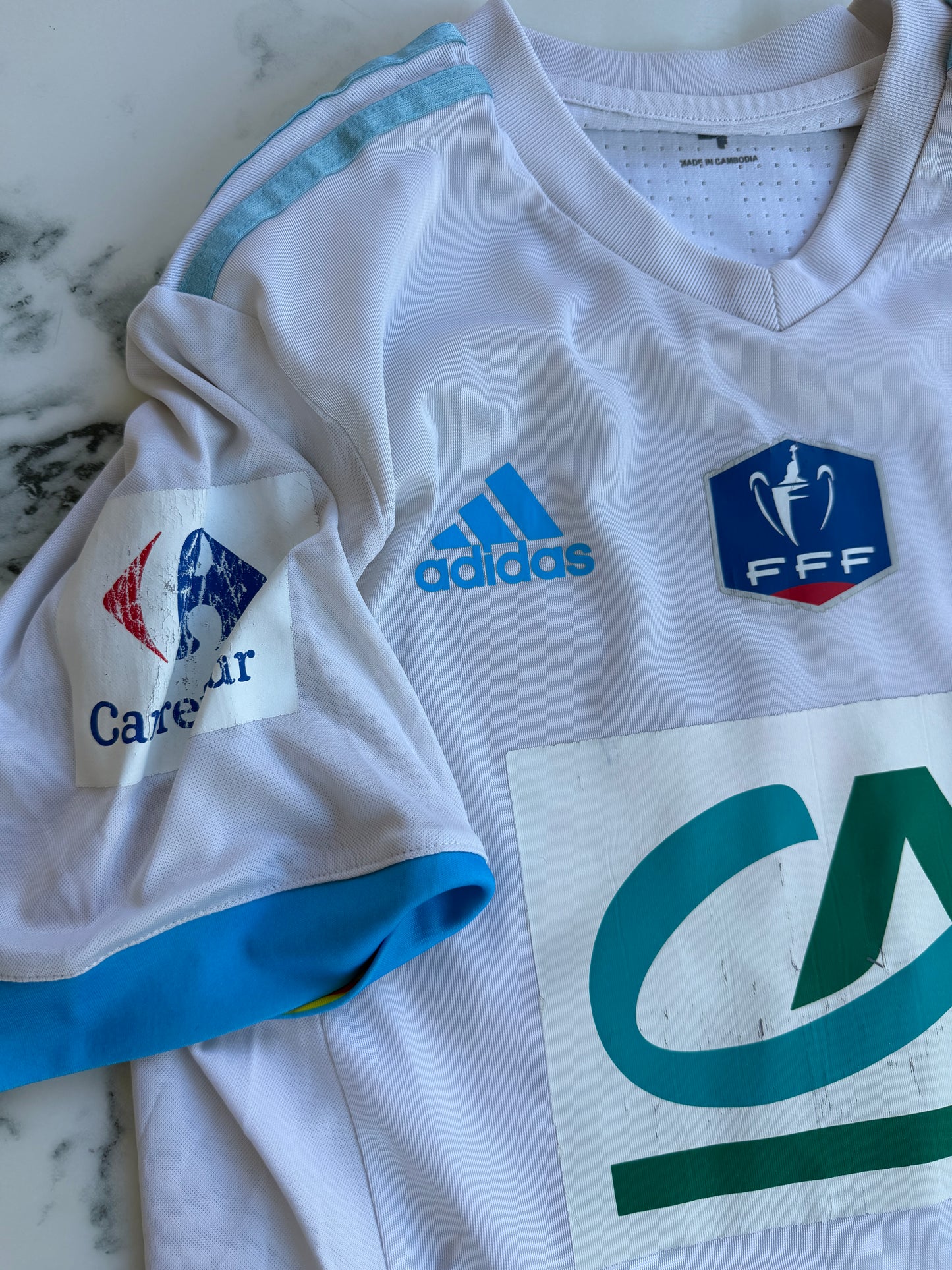 Mfs Olympique de Marseille Maxime Lopez #7 Adidas Coupe de France 17/18 taille S
