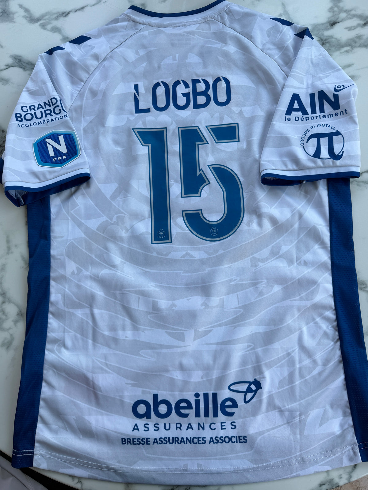 Mfs Fc Bourg Peronnas Élysée Logbo #15 Hummel 25/26 taille L
