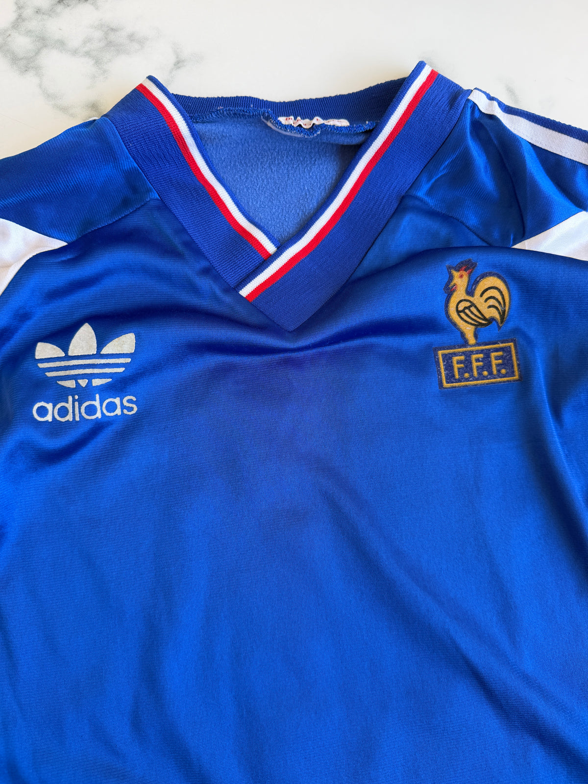 Mfs France U18 Pierre Ducrocq #6 Adidas 1994 taille XL