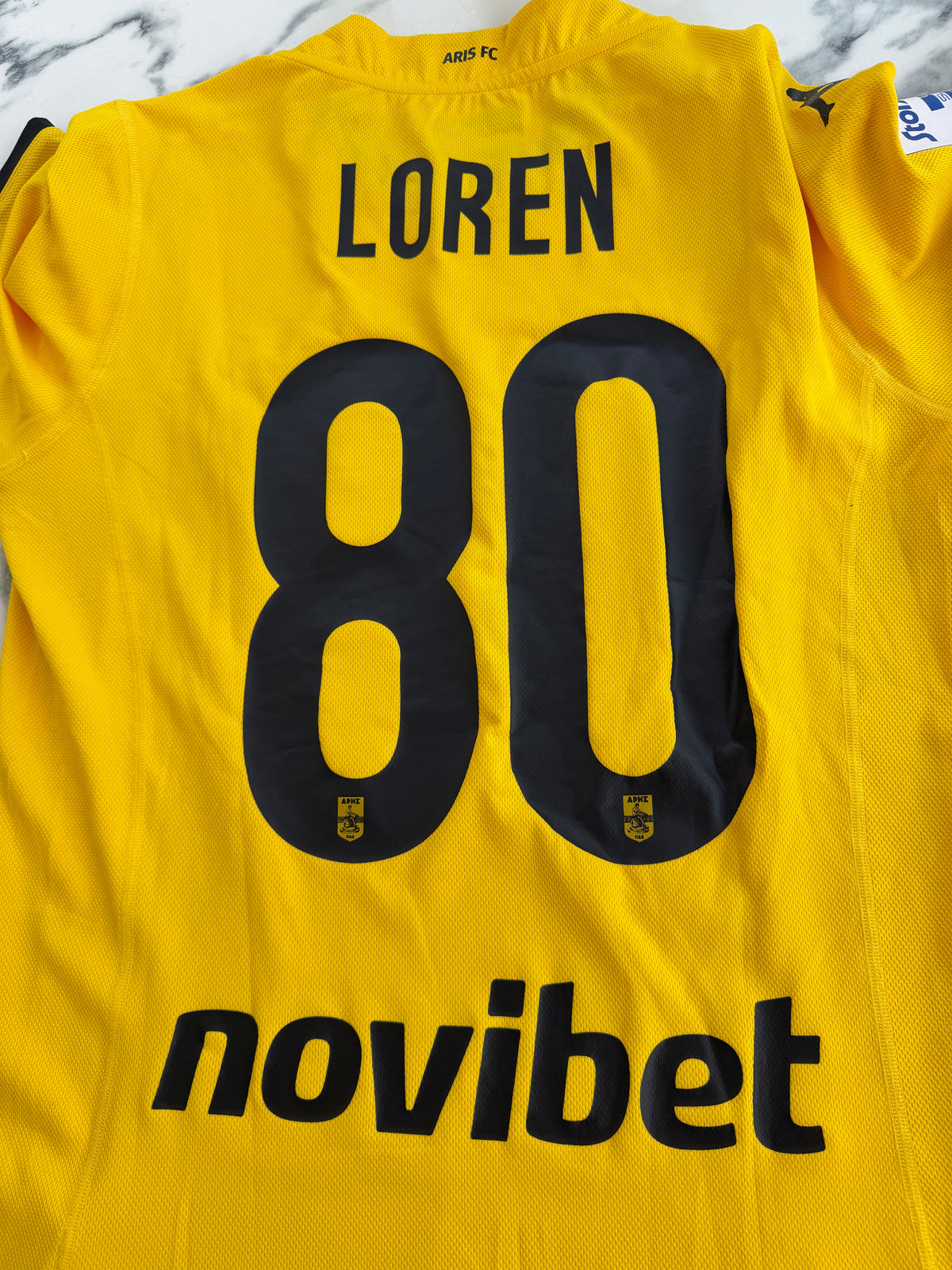 Mfs Aris Salonique Loren Morón #80 Kappa 23/24 taille XL