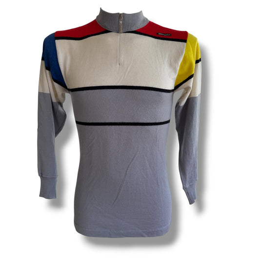 Mfs maillot cycliste Santini style La Vie Claire années 80 taille L