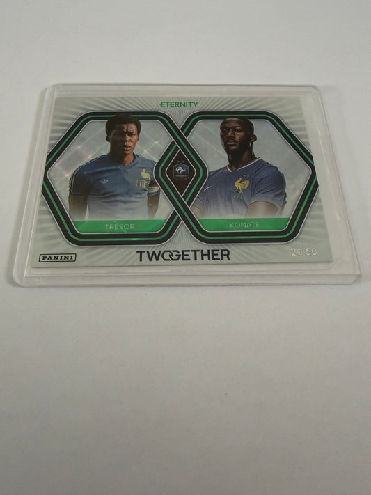 Mfs Panini Eternity Bleus Twogether Trésor Konaté 20/50 25/26