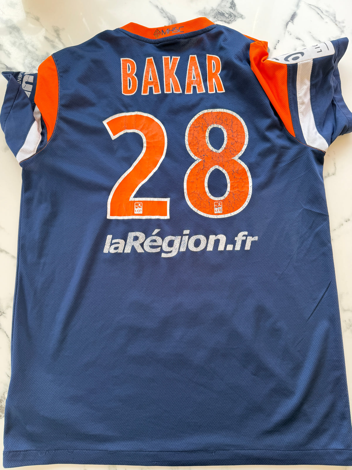 Mfs Mhsc Montpellier Djamel Bakar #28 Nike 13/14 taille M