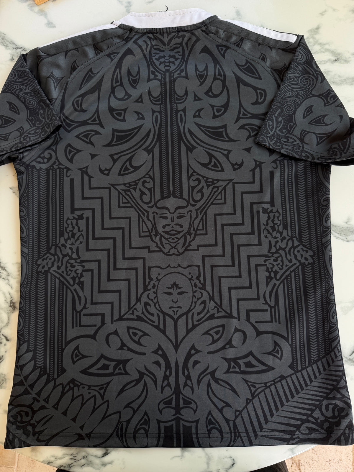Mfs Nouvelle Zélande All Blacks 100 ans Maori Rau Tau Adidas réédition2020 taille L