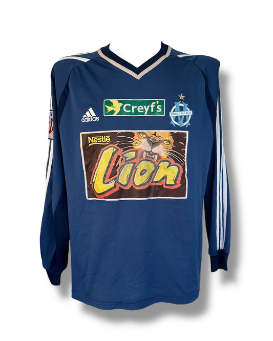 Mfs Olympique de Marseille J.Perez #33 Adidas coupe de la ligue 01/02 taille XL