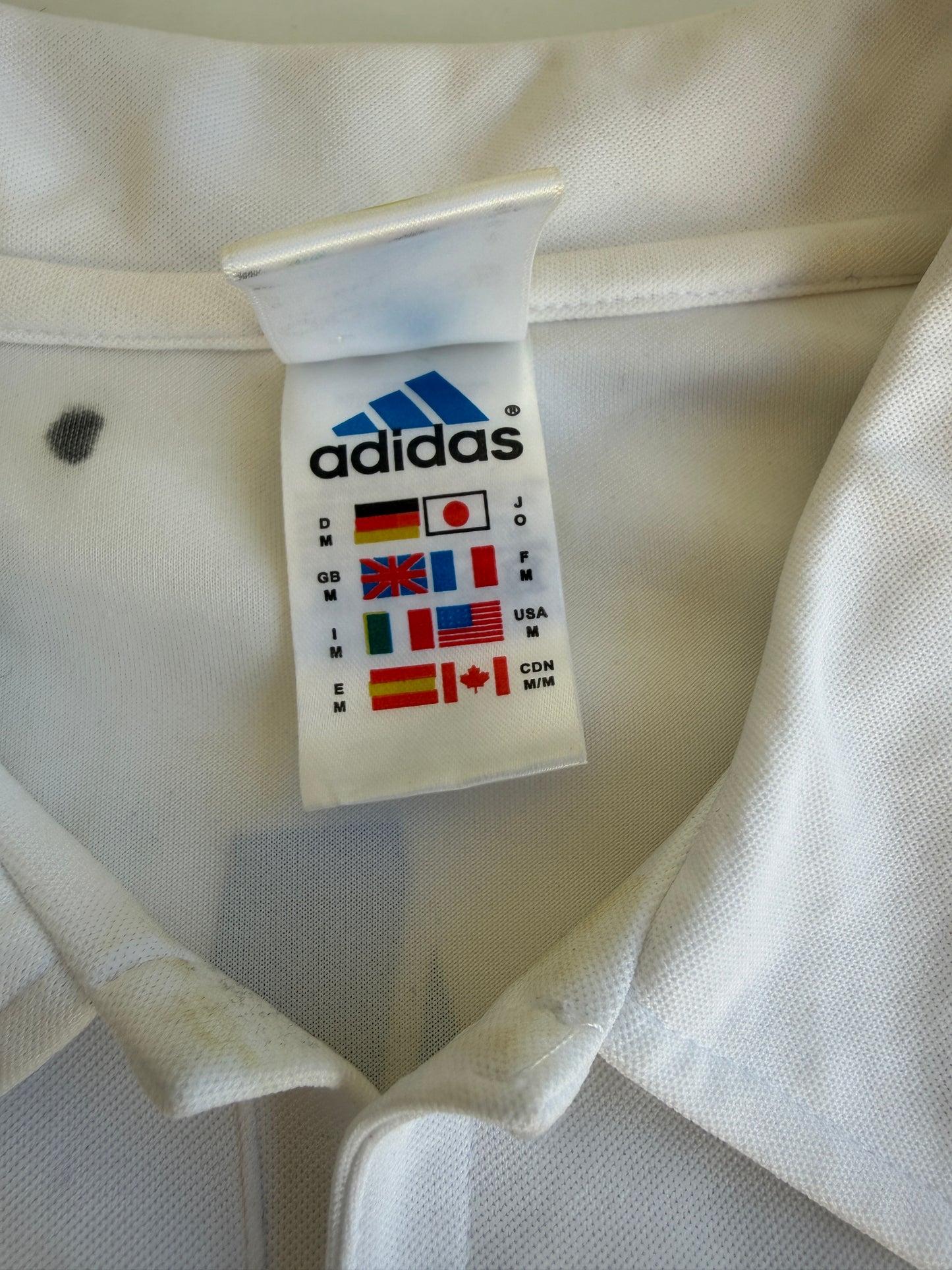 Mfs Real Madrid #5 Zinedine Zidane double signed adidas 01/02 taille M