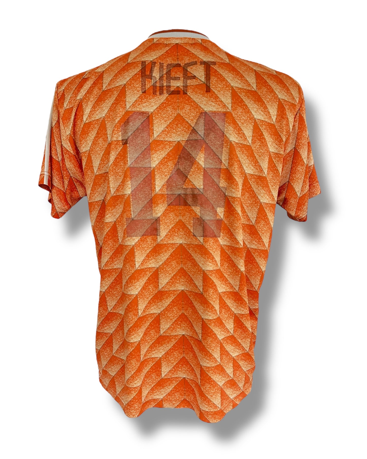 Mfs maillot football supporter Hollande W.Kieft #14 1988 taille L