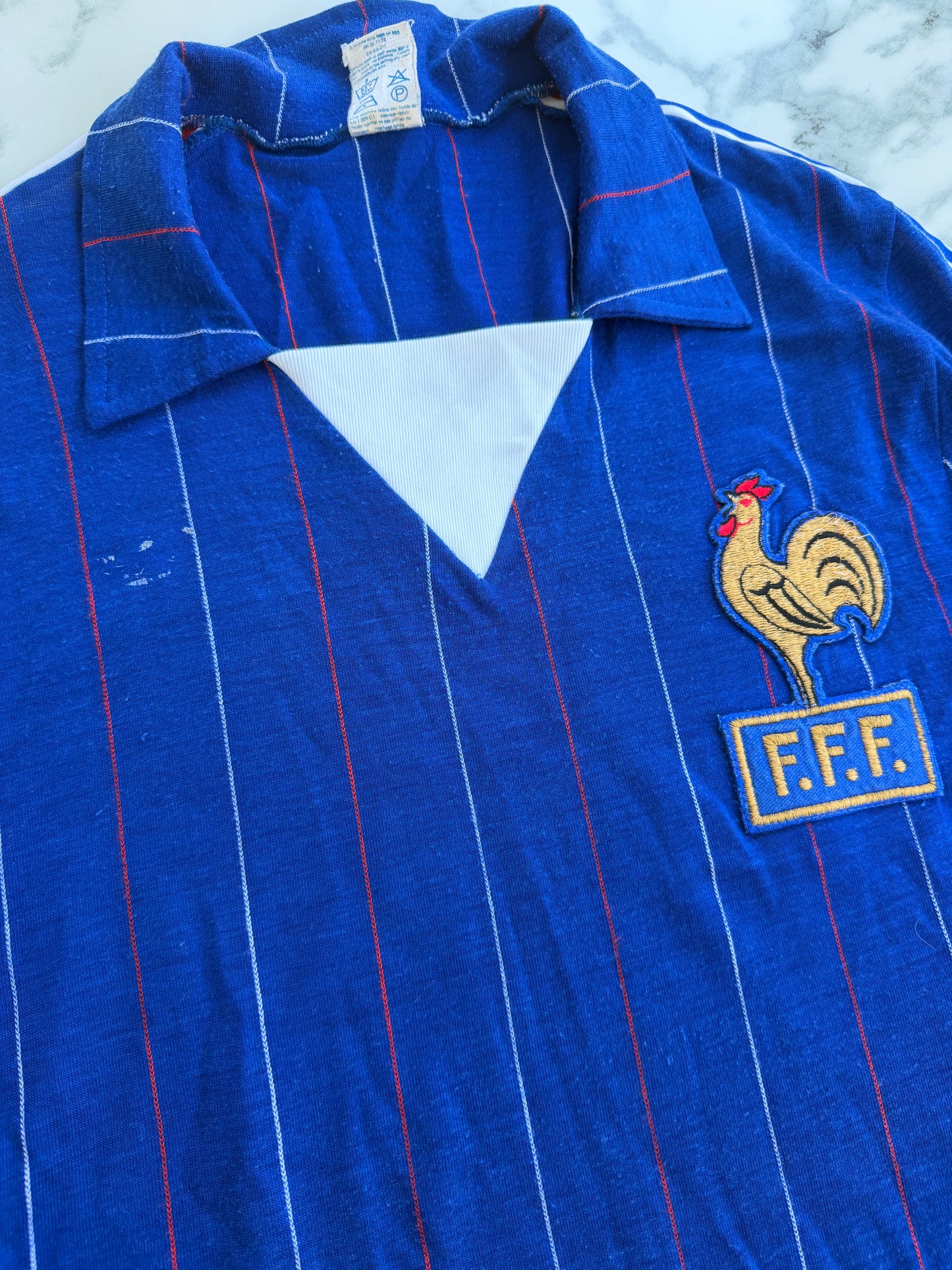 Mfs Équipe de France football Adidas 1980 taille L