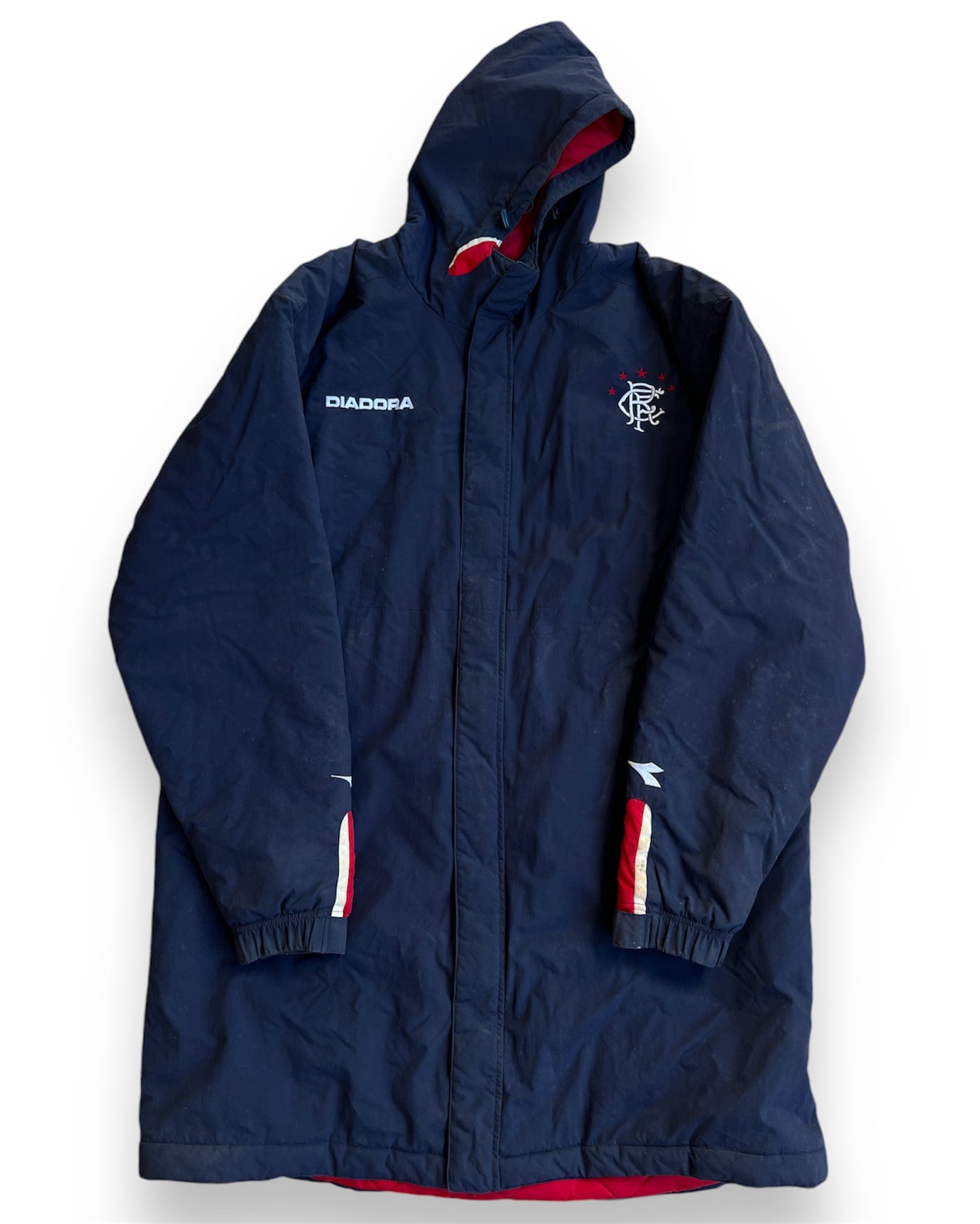 Mfs Parka Glasgow Rangers Diadora 04/05 taille XL