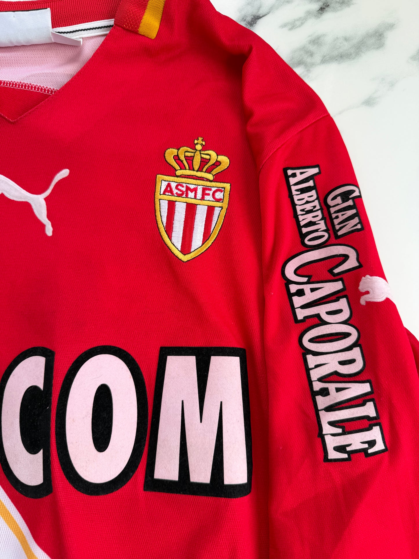 Mfs As Monaco Sébastien Carole #37 Puma 01/02 taille XL