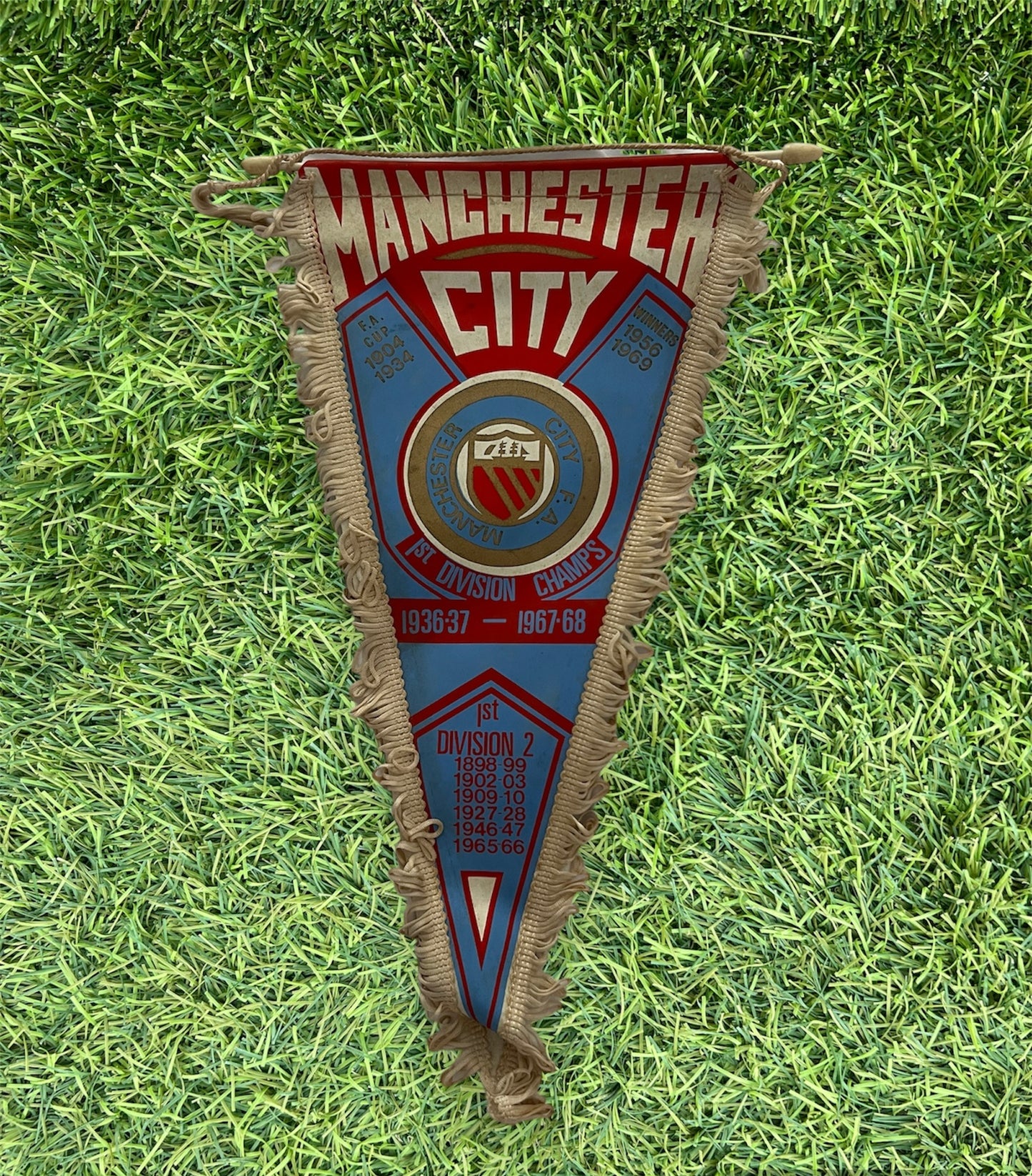 Fanion Manchester City Fc 1969