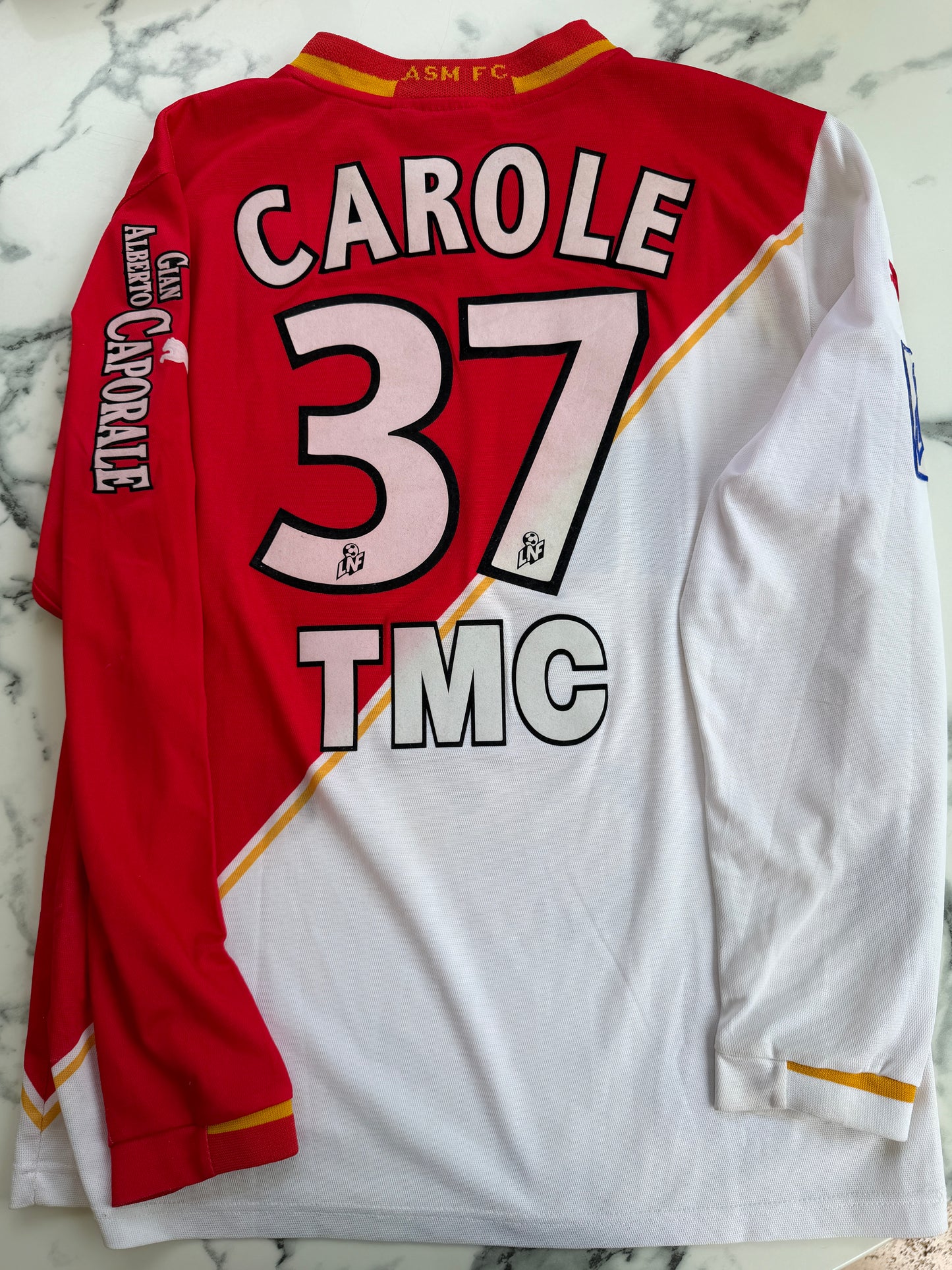 Mfs As Monaco Sébastien Carole #37 Puma 01/02 taille XL