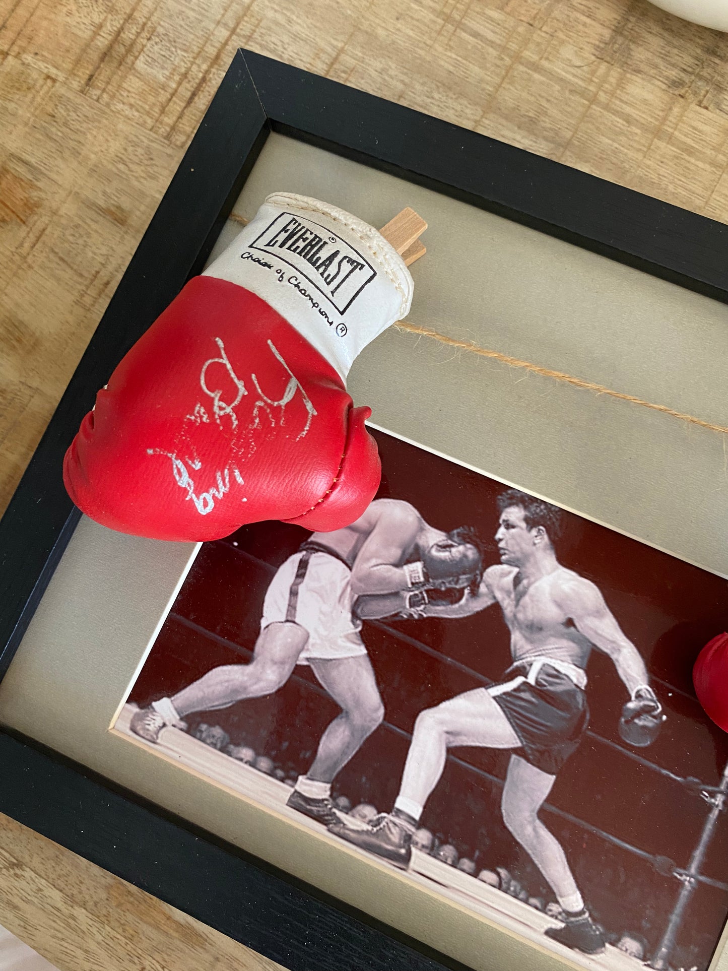Boxe Jake LaMotta Raging Bull dédicacé
