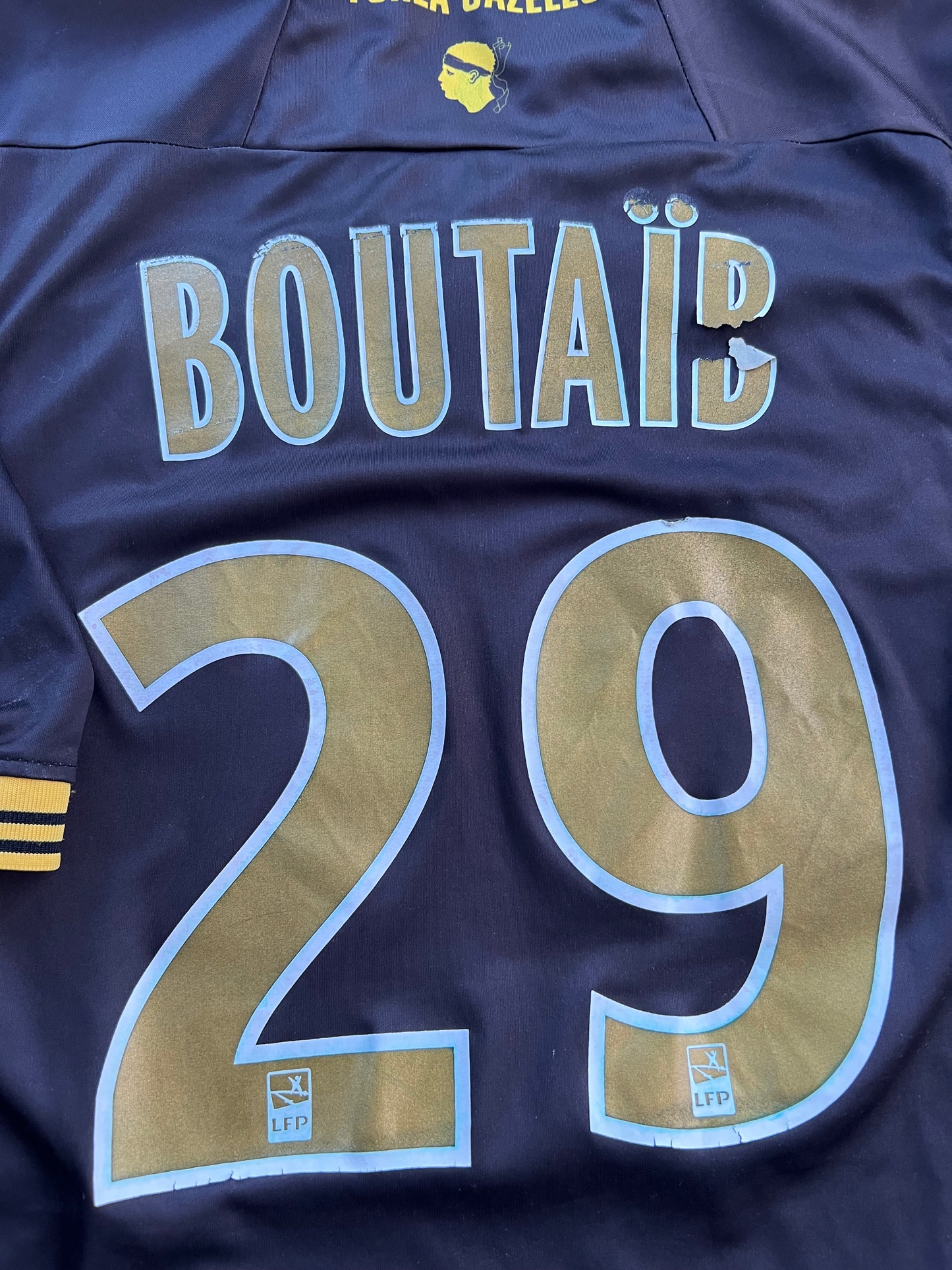 GFCA Gazelec Ajaccio Boutaïb #29 Macron 14/15 taille L