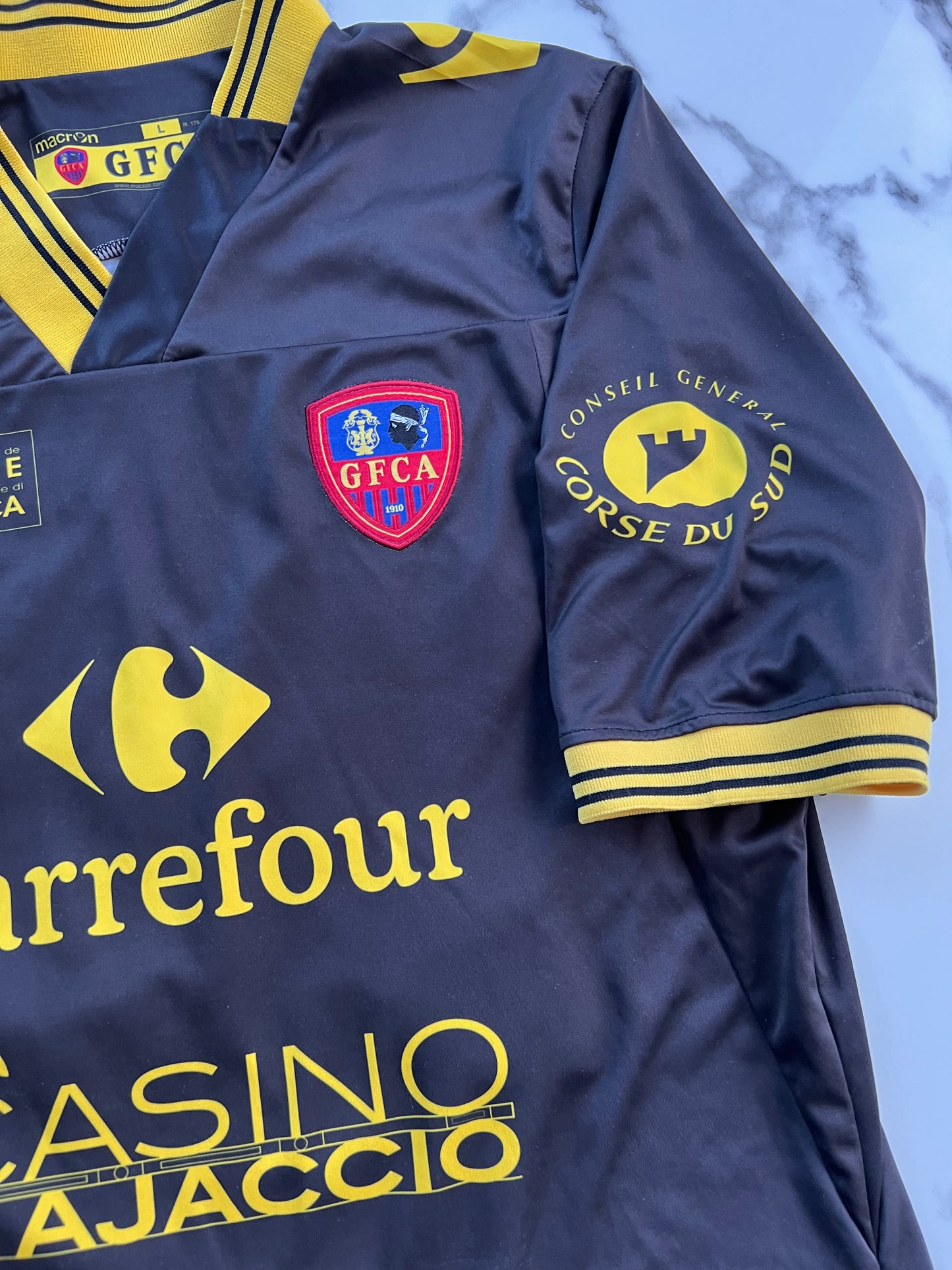 GFCA Gazelec Ajaccio Boutaïb #29 Macron 14/15 taille L